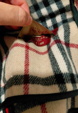 Chaqueta Burberry Clásica Tartán