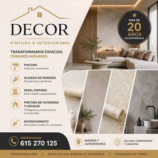 Servicios de Pintura e Interiorismo