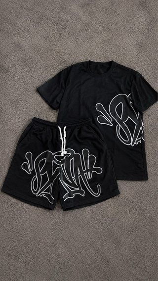 Completo Syna World T-shirt e Pantaloncini Neri