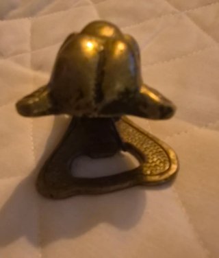 Abrebotellas / pisapapeles de bronce
