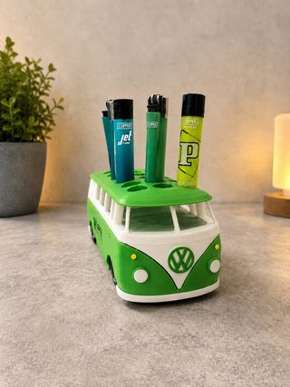 Porta Accendini Clipper Van Retrò 3D – 21 Posti