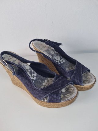 Cuñas azul marino Talla 38