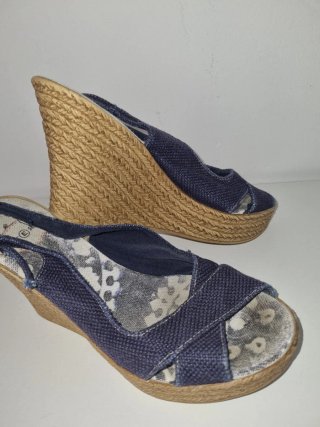 Cuñas azul marino Talla 38