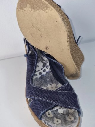 Cuñas azul marino Talla 38