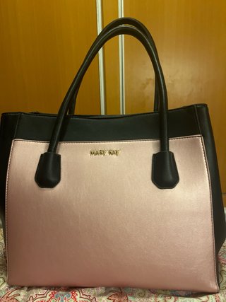 Bolso Mary Kay Negro y Rosa