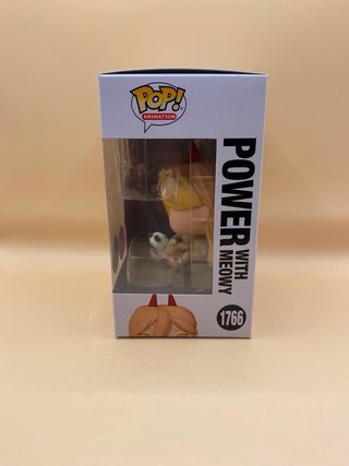 Funko Pop Power With Meowy 1766 Flocked Chase