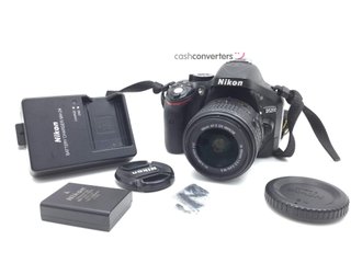 camara digital reflex nikon d5200+af-s dx 18-55mm 1:3.5-5.6g vr ii