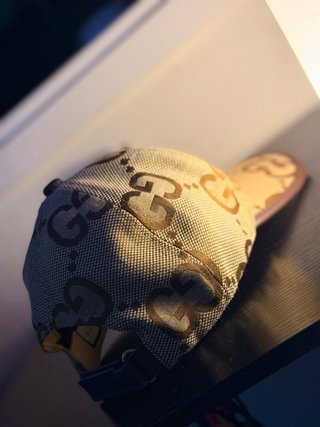 Gorra Beige y Marrón