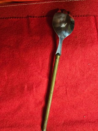 Cuchara Tenedor Ensalada Retro Metal
