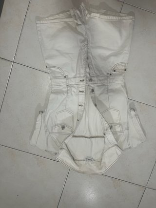 Mono corto blanco