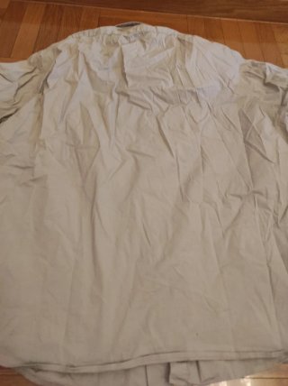 Camisa manga corta beige XXL