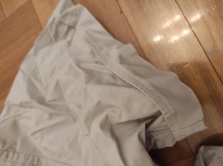 Camisa manga corta beige XXL