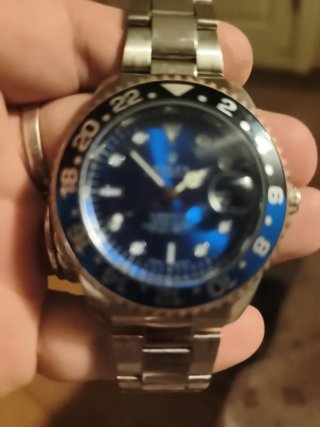 Rolex Submariner Azul y Plata Hombre