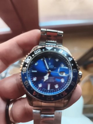 Rolex Submariner Azul y Plata Hombre