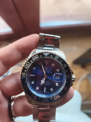 Rolex Submariner Azul y Plata Hombre