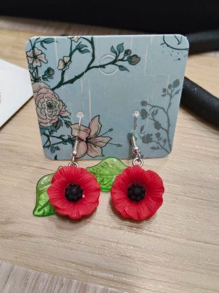Pendientes Amapola "Arrebato"