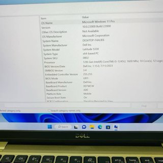 Dell 5330 i5 12th Gen 16GB RAM 256GB SSD