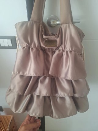 Borsa a tracolla con balze