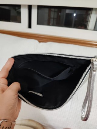 Bolso de mano plateado GIRL GANG