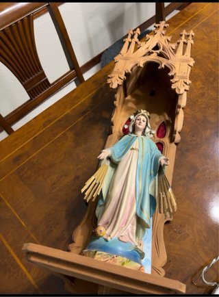 Retablo Virgen Milagrosa Antiguo