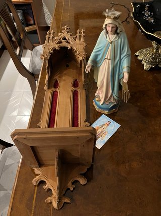 Retablo Virgen Milagrosa Antiguo