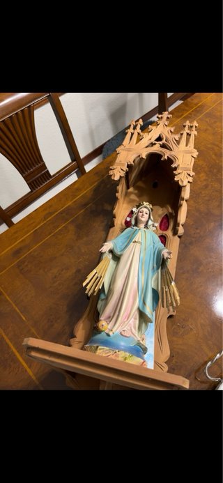 Retablo Virgen Milagrosa Antiguo