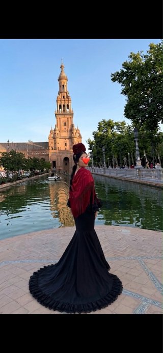Traje de Flamenca Negro