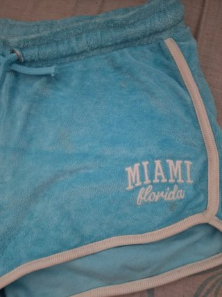 Shorts turquesa Miami Florida 14 años