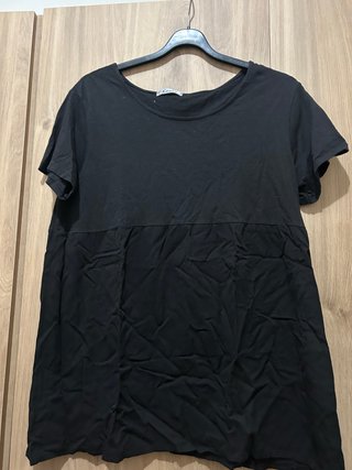 Camiseta negra talla única