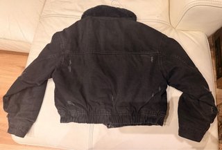 Cazadora New Yorker Negra Talla XL Pero talla M-L