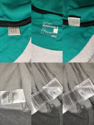 Sudadera XL Adidas Gris y Turquesa