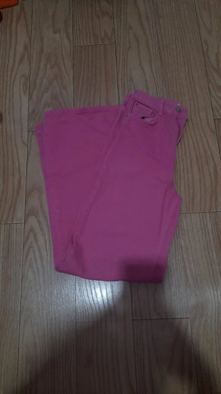 Pantalón ancho Stradivarius rosa xs