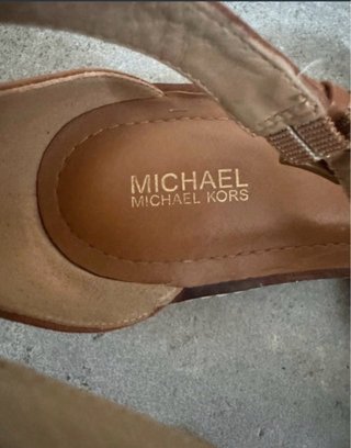Sandali Michael Kors in pelle marroni