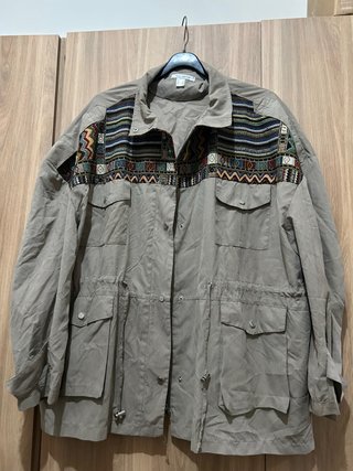Chaqueta Beige/Multicolor Talla Única