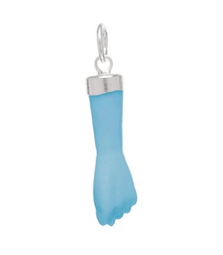 Colgante Mano Higa Turquesa 20mm