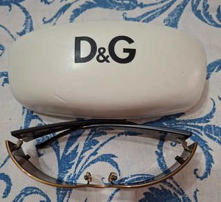 Gafas de Sol D&G Marrón y Dorado