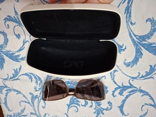 Gafas de Sol D&G Marrón y Dorado