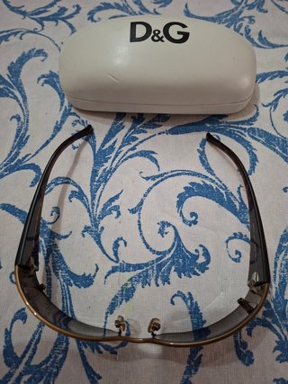 Gafas de Sol D&G Marrón y Dorado