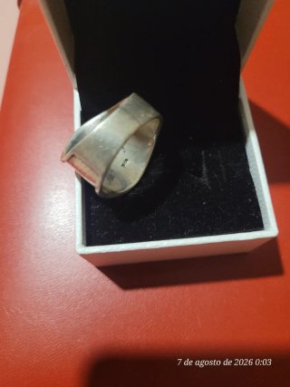 ANILLO ANCHO DE PLATA