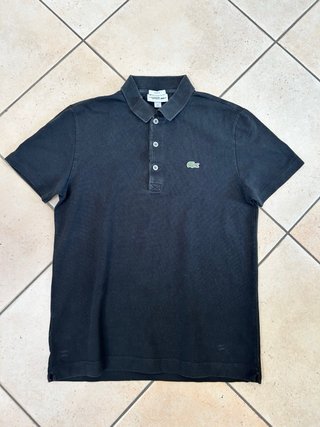 Polo Lacoste Nero Uomo 4 M