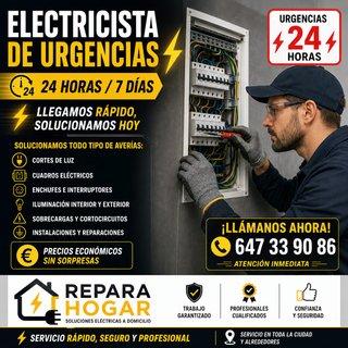 Electricista Urgencias 24h/7d