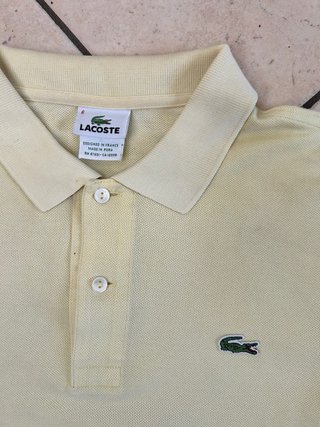 Polo Lacoste Giallo Uomo Taglia L numero 6