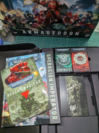 ESPAÑOL Libros + cartas Amageddon 11 Edicion W40k