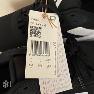 Zapatillas Adidas Galaxy 7 W Negras/Blancas