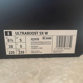 Adidas Ultraboost 5X W Mujer Rosa/Morado