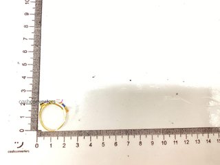 anillo oro 18k con piedra con circonita