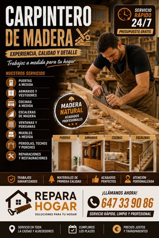 Carpintero de Madera Profesional