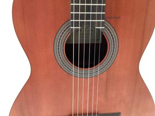guitarra clasica jose torres jtc-5s wine red satin