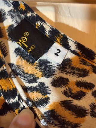 Vestido Leopardo Pop England Talla Única