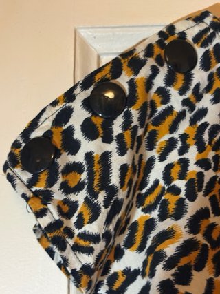 Vestido Leopardo Pop England Talla Única